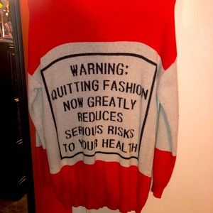 Moschino inspired sweater